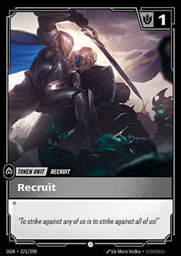 Recruit (V.1 - Common) Immagine principale del prodotto