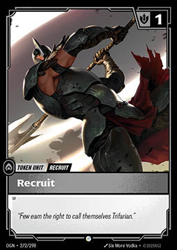 Recruit (V.2 - Common) Immagine principale del prodotto