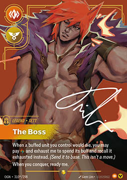 Sett, The Boss (V.3 - Signed Showcase) Immagine principale del prodotto