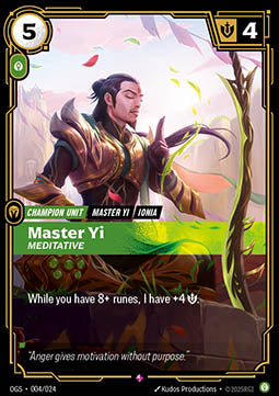 Master Yi, Meditative Immagine principale del prodotto