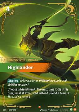Highlander Immagine principale del prodotto
