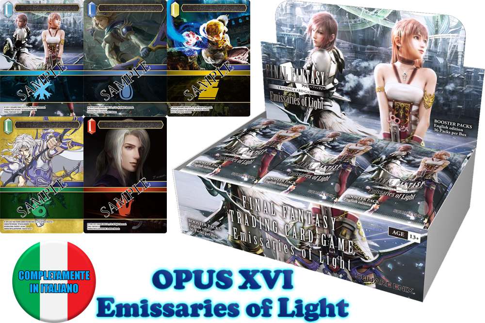 Final Fantasy TCG  Emissaries of Light Box [ITA] OPUS XVI Immagine principale del prodotto