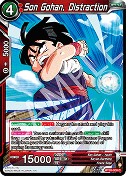 Son Gohan, Distraction