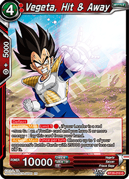 Vegeta, Hit & Away Immagine principale del prodotto
