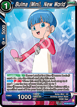 Bulma (Mini), New World
