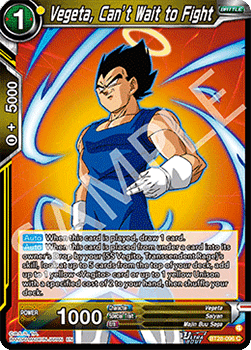 Vegeta, Can't Wait to Fight Immagine principale del prodotto