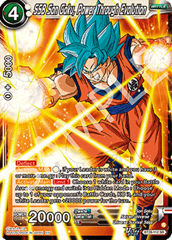 SSB Son Goku, Power Through Evolution (V.1 - Super Rare) Immagine principale del prodotto