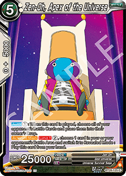 Zen-Oh, Apex of the Universe (V.1 - Common) Immagine principale del prodotto