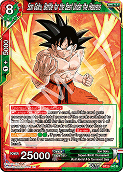 Son Goku, Battle for the Best Under the Heavens (V.1 - Rare) Immagine principale del prodotto