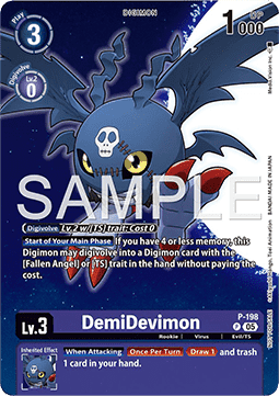 DemiDevimon (P-198) Immagine principale del prodotto