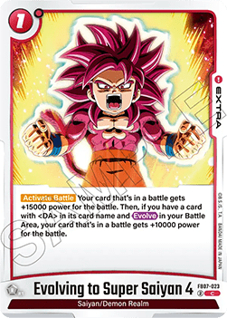 Evolving to Super Saiyan 4 (FB07-023) [Fusion World]