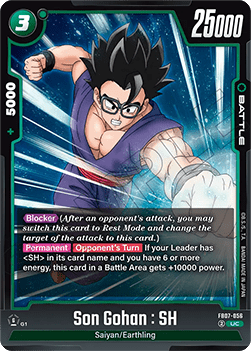 Son Gohan : SH (FB07-056) [Fusion World]