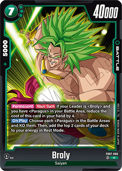 Broly (FB07-068) [Fusion World] Immagine principale del prodotto