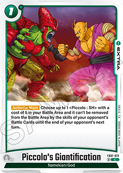 Piccolo's Giantification (FB07-072) [Fusion World]