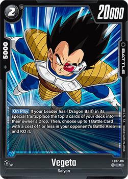 Vegeta (FB07-116) [Fusion World]