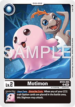 Motimon (BT23-003) Immagine principale del prodotto