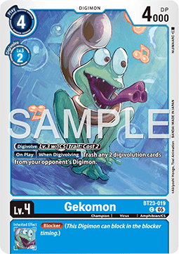 Gekomon (BT23-019) Immagine principale del prodotto