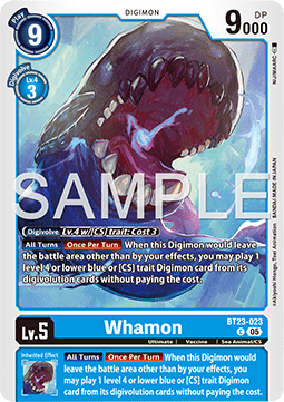 Whamon (BT23-023) Immagine principale del prodotto