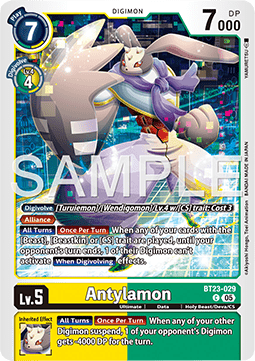 Antylamon (BT23-029) Immagine principale del prodotto
