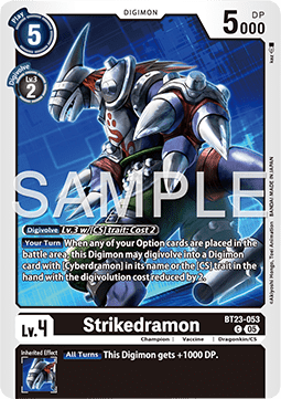 Strikedramon (BT23-053) Immagine principale del prodotto