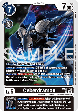 Cyberdramon (BT23-055) Immagine principale del prodotto