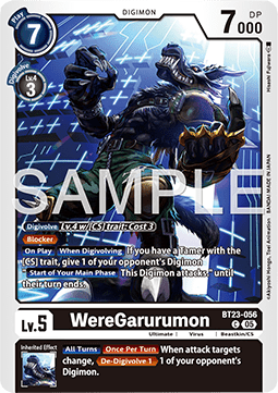 WereGarurumon (BT23-056) Immagine principale del prodotto