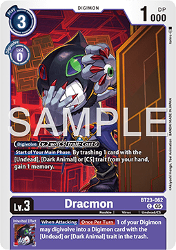 Dracmon (BT23-062) Immagine principale del prodotto