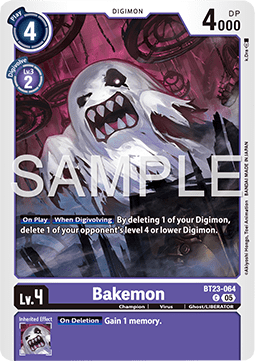 Bakemon (BT23-064) Immagine principale del prodotto