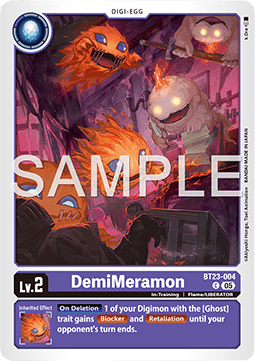 DemiMeramon (BT23-004) Immagine principale del prodotto