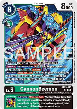 CannonBeemon (BT23-043) Immagine principale del prodotto