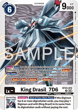King Drasil_7D6 (BT23-072) Immagine principale del prodotto
