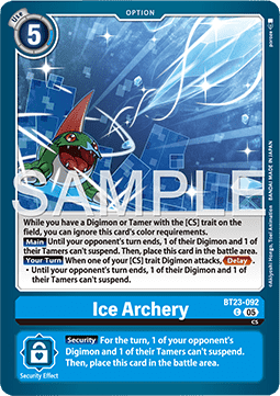 Ice Archery (BT23-092) Immagine principale del prodotto