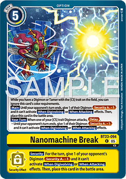 Nanomachine Break (BT23-094) Immagine principale del prodotto
