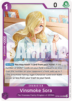 Vinsmoke Sora (OP06-063) (V.1) Immagine principale del prodotto