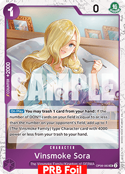 Vinsmoke Sora (OP06-063) (V.2) Immagine principale del prodotto