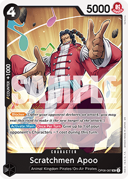 Scratchmen Apoo (OP08-087) (V.1) Immagine principale del prodotto