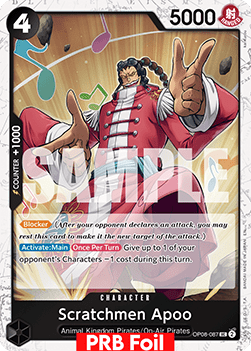 Scratchmen Apoo (OP08-087) (V.2) Immagine principale del prodotto