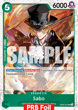 Sabo (OP09-027) (V.2) Immagine principale del prodotto