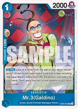 Mr.3(Galdino) (OP09-056) (V.1) Immagine principale del prodotto