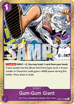 Gum-Gum Giant (OP09-078) (V.1) Immagine principale del prodotto