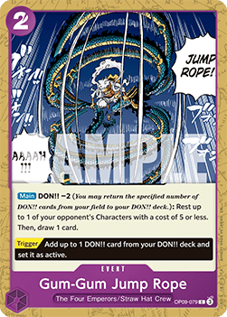 Gum-Gum Jump Rope (OP09-079) (V.1) Immagine principale del prodotto