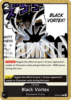 Black Vortex (OP09-097) (V.1) Immagine principale del prodotto