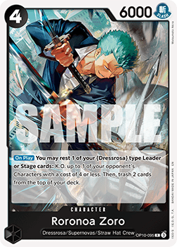 Roronoa Zoro (OP10-095) (V.1) Immagine principale del prodotto