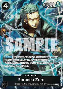 Roronoa Zoro (OP10-095) (V.2) Immagine principale del prodotto