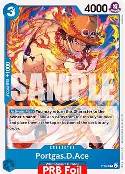 Portgas.D.Ace (P-074) (V.2) Immagine principale del prodotto