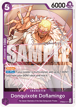 Donquixote Doflamingo (PRB02-011) (V.1) Immagine principale del prodotto