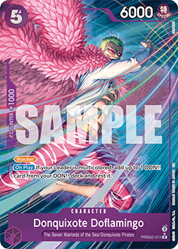 Donquixote Doflamingo (PRB02-011) (V.2) Immagine principale del prodotto