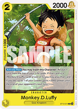 Monkey.D.Luffy (ST13-014) (V.1) Immagine principale del prodotto