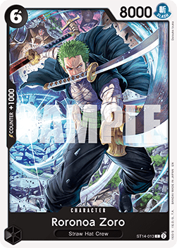 Roronoa Zoro (ST14-013) (V.1) Immagine principale del prodotto