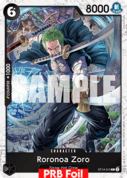 Roronoa Zoro (ST14-013) (V.2) Immagine principale del prodotto